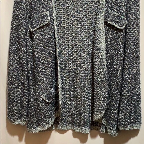 SIGRID OLSEN tweed cardigan SZ M/P gray - Picture 2 of 7
